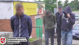 Susemti prekybos centrą susprogdinti grasinę jaunuoliai