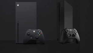 „Xbox Series X“ ir „Xbox One“ konsolės