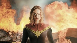 Brie Larson filme „Kapitonė Marvel“