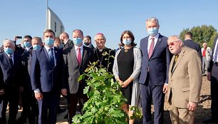 Memorialo Lietuvos partizanams Kryžkalnyje atidengimo i&scaron;kilmės