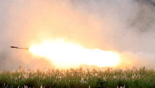 HIMARS raketos &scaron;ūvis
