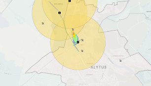 Alytaus miesto savivaldybės sukurtas interaktyvus taršos žemėlapis