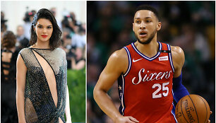 Kendall Jenner ir Benas Simmonsas
