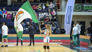 Krep&scaron;inio sirgaliai rungtynėse Kėdainių &bdquo;Nevėžis&ldquo; - Kauno &bdquo;Žalgiris&ldquo;