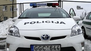 Policijos automobilis &bdquo;Toyota Prius&ldquo;