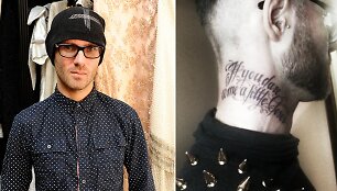 Liutauras Salasevičius ir jo nauja tatuiruotė