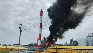 Ukraina smogė TANECO naftos perdirbimo gamyklai Tatarstane