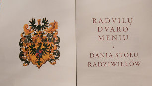 Knyga „Radvilų dvaro meniu“