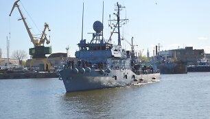 NATO laivai Klaipėdos uoste