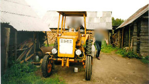 Pavogtas traktorius