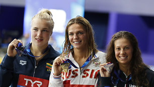 Rūta Meilutytė, Julija Jefimova ir Arianna Castiglioni