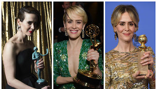 Sarah Paulson triumfavo Aktorių gildijos, „Emmy“, „Auksinių gaublių“ ir kituose apdovanojimuose