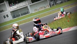 Lenkijos kartingo čempionato akimirka