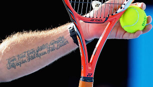 Stano Wawrinkos tatuiruotė