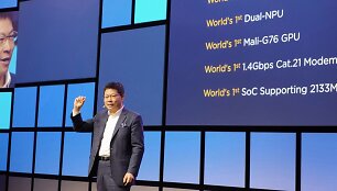 Richardas Yu pristato &bdquo;Kirin 980&ldquo;