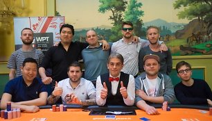 WPTN San Remo "High Roller" finalinis stalas / tiltevents.it nuotr.