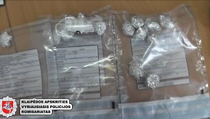 Klaipėdos apskrities policija susėmė narkotikų platintojus