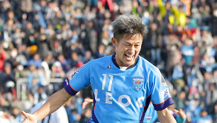 50-metis Kazuyoshi Miura Japonijos lygoje pelnė įvartį