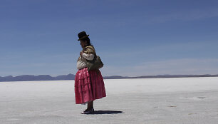 Bolivija Uyuni dykuma
