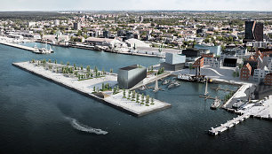 Naujas Klaipėdos uosto pastatas ir krantinės sulaukė projektuotojų dėmesio