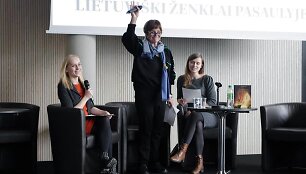 Silvana De Mari vie&scaron;ėjp Vilniaus knygų mugėje