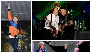 Mickas Jaggeris i&scaron; &bdquo;The Rolling Stones&ldquo;, Paulas McCartney ir Neilas Youngas bei &bdquo;The Who&ldquo;