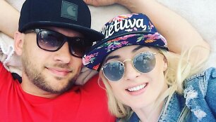 Kristina Ivanona su &scaron;irdies draugu Justinu