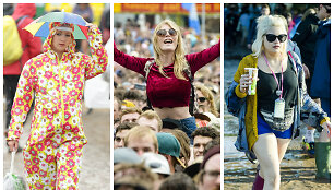 Festivalio &bdquo;Glastonbury&ldquo; svečių stilius