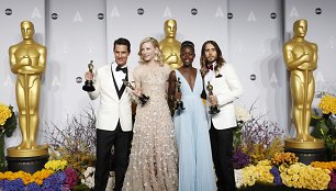 Matthew McConaughey, Cate Blanchett, Lupita Nyong'o ir Jaredas Leto