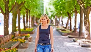 Korespondentė Agnė Kairiūnaitė. Luko Motiejūno nuotr.