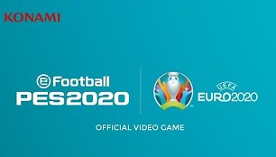 „eEuro Football 2020“ čempionato logotipas