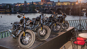 &bdquo;Harley-Davidson&ldquo; renginio akimirka