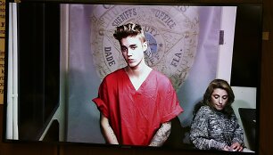 Justinas Bieberis teisme