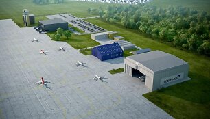 &bdquo;FL Technics&ldquo; angaras Kauno oro uoste