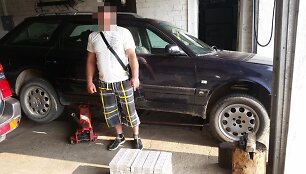 &Scaron;alčininkų rajono gyventojas ir jo gabenta kontrabanda