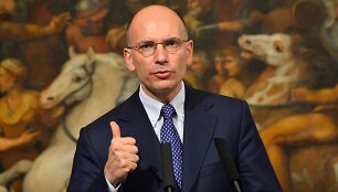 Italijos premjeras Enrico Letta