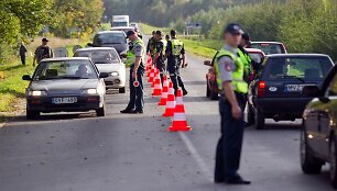 Vilniaus policijos akcija Čekoni&scaron;kėse