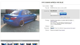 „Subaru Impreza“ skelbimas