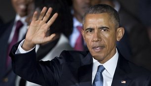 B.Obama tapo pirmuoju Keniją aplankiusiu pareigas einančiu JAV prezidentu