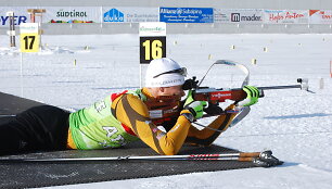 Biatlonininkas Tomas Kaukėnas