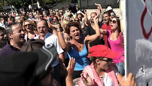 Protestuotojai Atėnuose