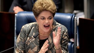 D.Rousseff pateikė apeliaciją Brazilijos Aukščiausiajam Teismui dėl jos apkaltos parlamente