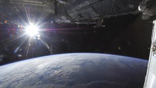 Žemė nufotografuota iš Tarptautinės kosminės stoties