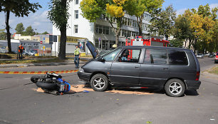 Avarijos vietoje Vilniuje, Verkių g.