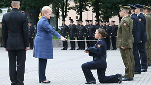 Karininkai prisiekė Lietuvai.