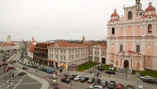 Vaizdas pro viešbučio Radisson Blu Astorija kambario langą