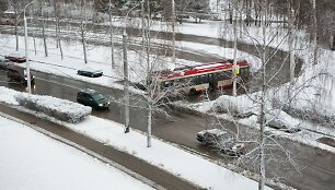 Sniegas užpylė Vilnių
