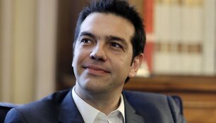 Graikų kairiųjų lyderis Aleksis Cipras
