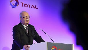Prancūzijos naftos milžinės „Total“ vadovas Christophe de Margerie