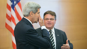 Johnas Kerry ir Linas Linkevičius